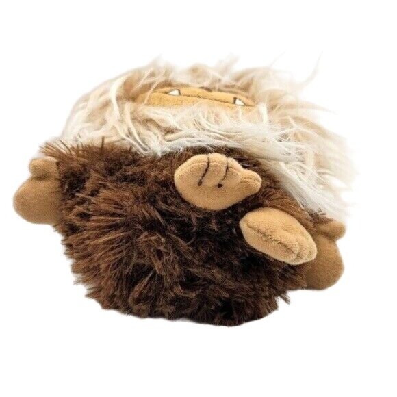 2/$15 Ty Frizzys Zinger Monster Plush Brown 8" Shaggy Glitter Eyes 2014 Beanbag - Picture 7 of 11